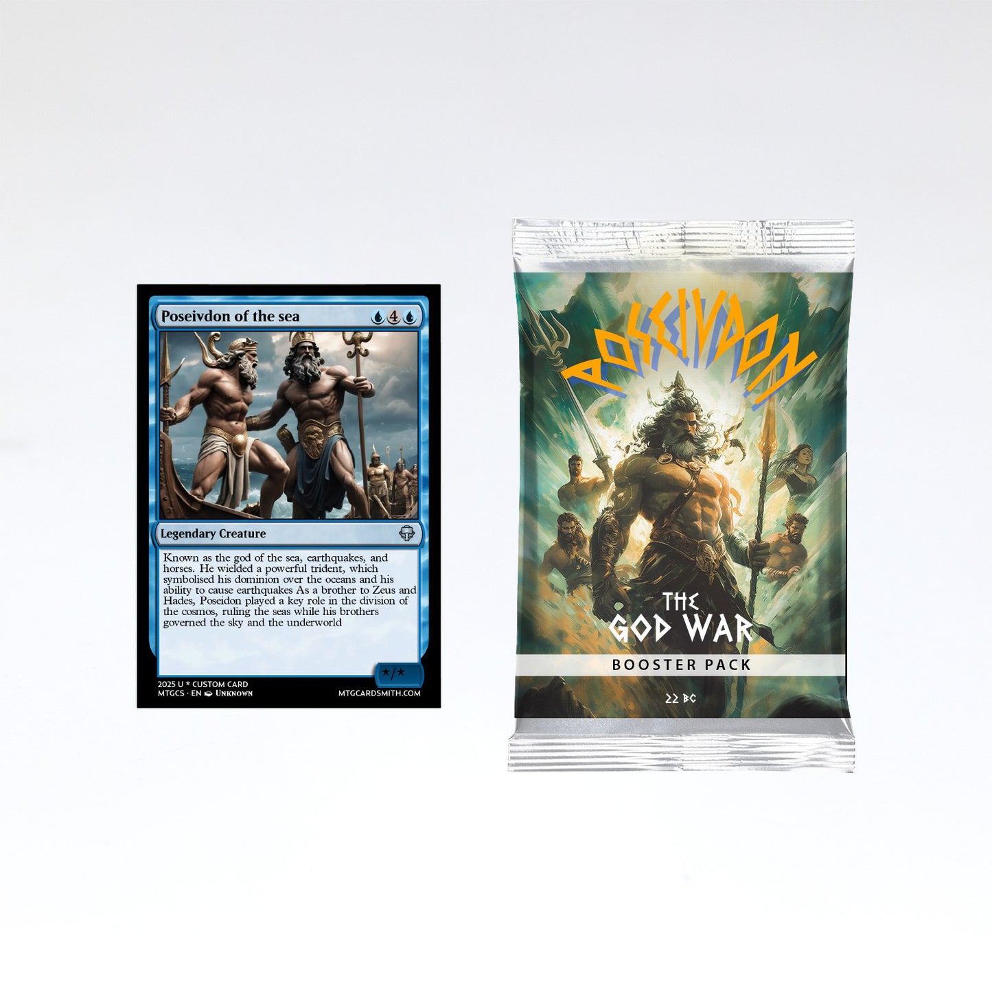 Custom Booster Pack – 10 Poker Size Kaarten (63x88 mm)