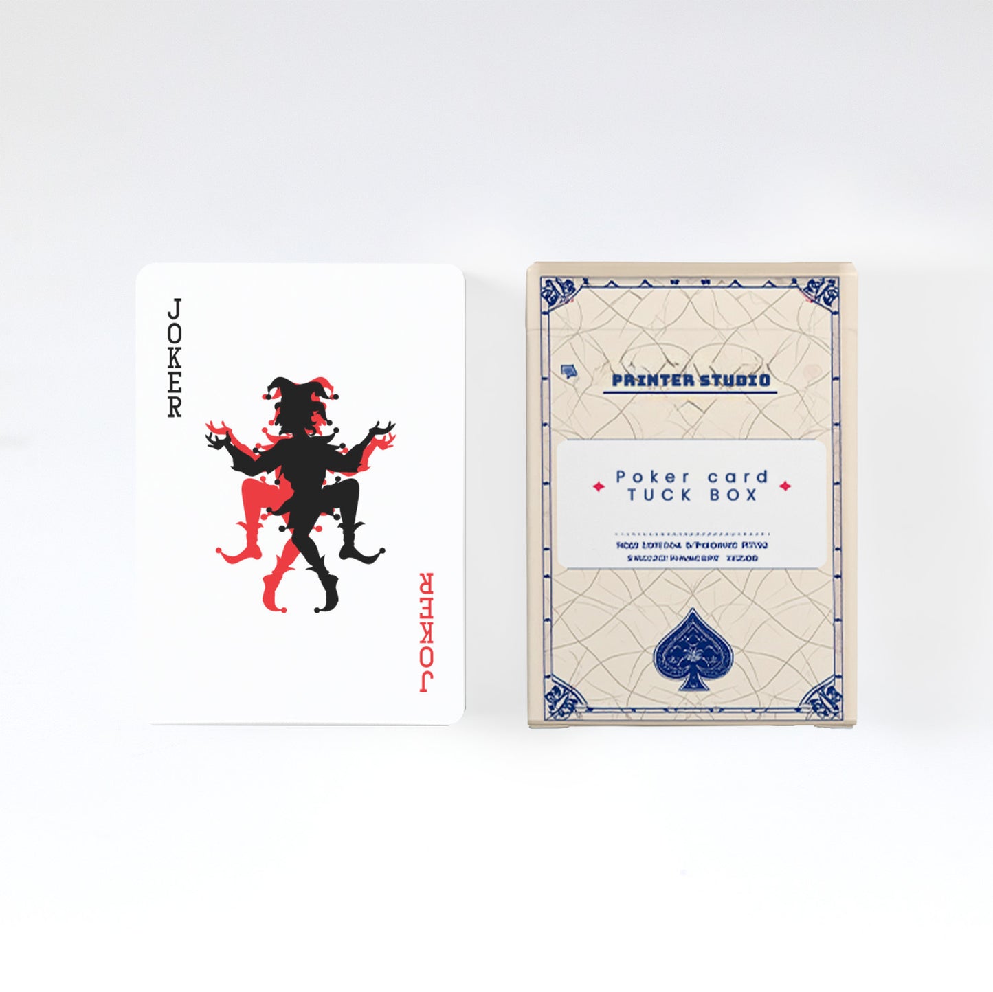 Poker Kaarten met Jouw Design – 55 Stuks + Tuckbox